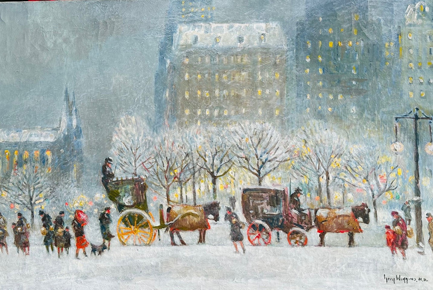 Guy C. Wiggins, Platinum and Pale Gold, 1959
oil on canvas, 24"" x 36""
MCK 1225
$55,000