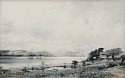 William Hamilton Gibson, Rising Mists on Waramaug
1887, watercolor on paper