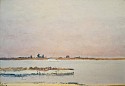 Lockwood de Forest, Sailboats on Calm Water
oil on paper