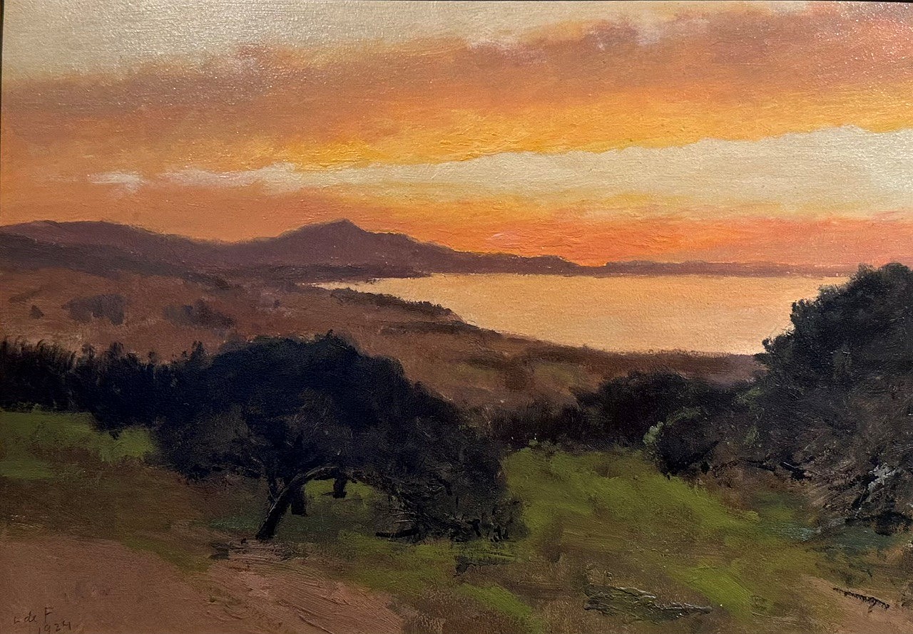 Lockwood de Forest, View From The Hills
oil on paper, 9 1/2"" x 14""
MG 04
$7,500