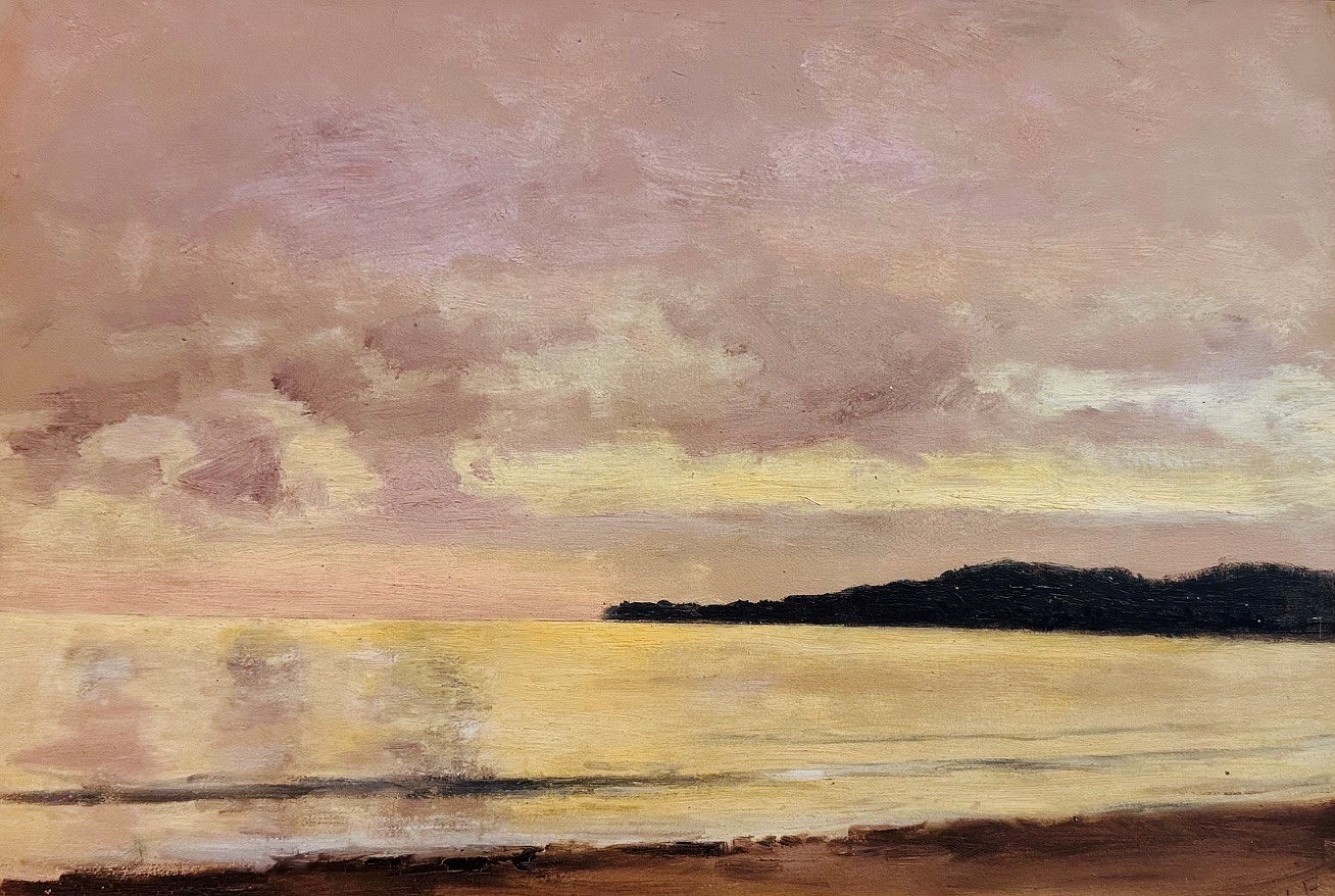 Lockwood de Forest, Golden Sunset
oil on paper, 9 1/2"" x 14""
MG 02
$7,500