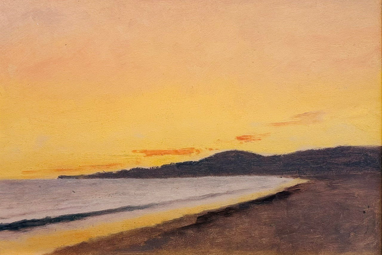 Lockwood de Forest, Beach Sunset
oil on paper, 9 1/2"" x 14""
MG 16
$7,500