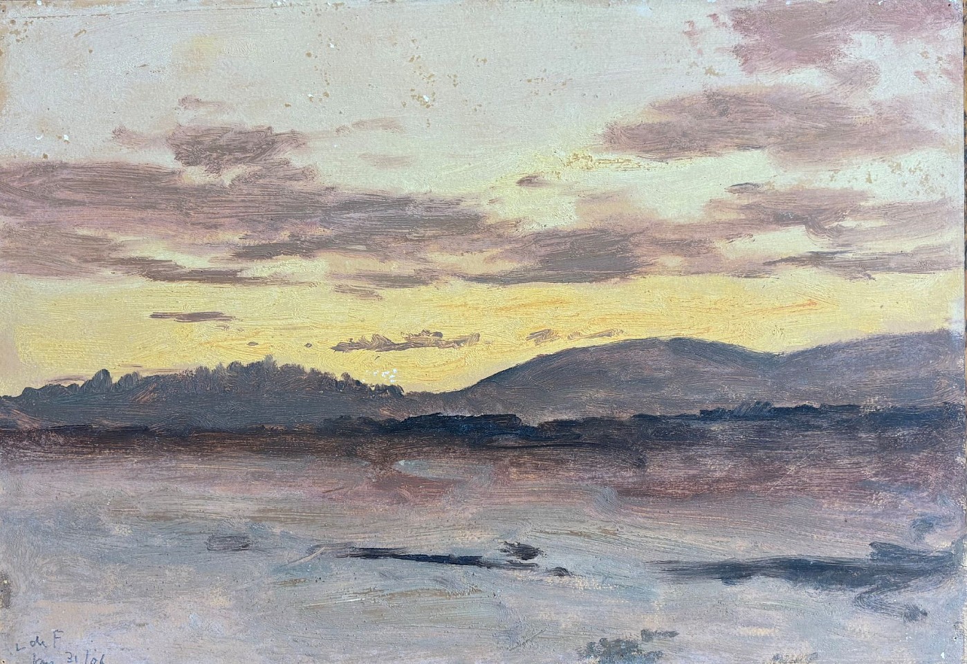 Lockwood de Forest, Western Sky
oil on paper, 9 1/2"" x14""
MG 21
$7,500