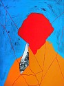 Jac Lahav, Crossing Red
oil on canvas